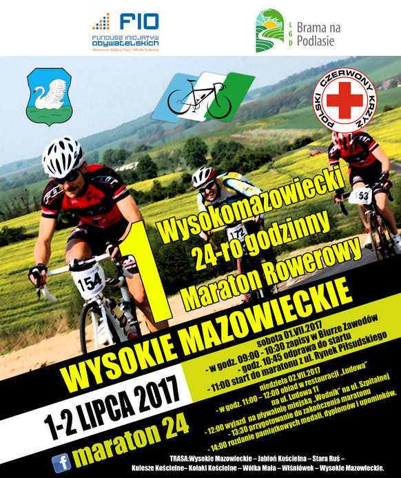 I Wysokomazowiecki 24 godzinny Maraton Rowerowy I Wysokomazowiecki 24 godzinny Maraton Rowerowy