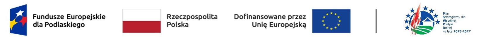Logo Funduszy Europejskich, flaga RP, logo PROW